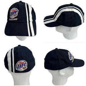 Vintage Miller Lite Racing Hat Cap One Size Fits All